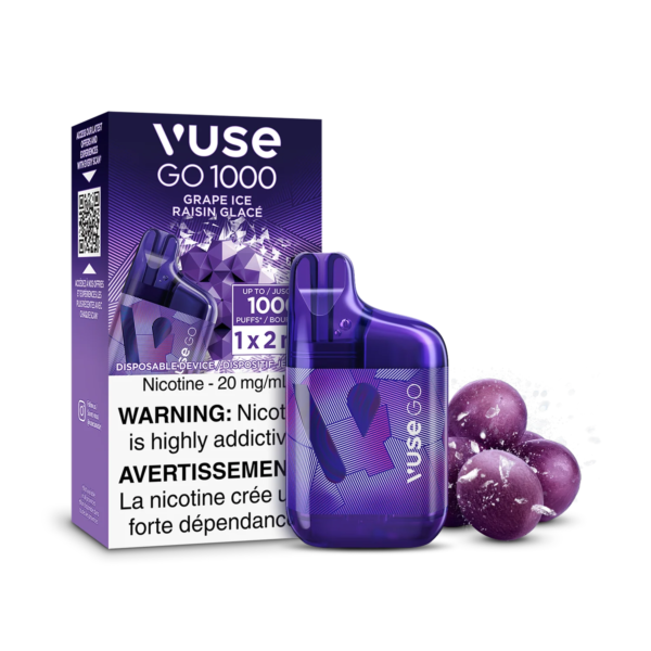 Grape Ice Vuse GO 1000 - Disposable Vape