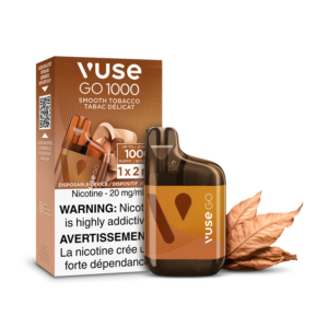 F1-SensoryVisual-1K-SmoothTobacco-pack.png Smooth Tobacco Vuse GO 1000 - Disposable Vape