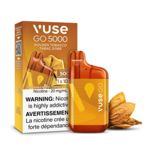F1-SensoryVisual-5K-GoldenTobacco-pack_3cbd77b1-72c7-4696-92ec-7abfccaab87c.png Golden Tobacco Vuse GO 5000 - Disposable Vape