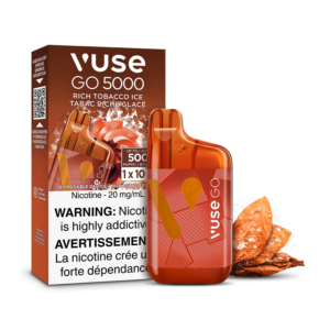 F1-SensoryVisual-5K-RichTobaccoIce-pack_30efcbca-0a5e-4b0d-b783-2e4b45982f4e.png Rich Tobacco Ice Vuse GO 5000 - Disposable Vape