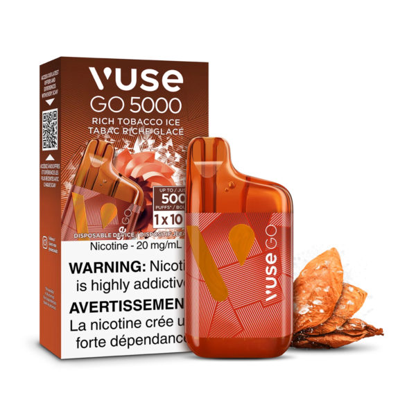 Rich Tobacco Ice Vuse GO 5000 - Disposable Vape