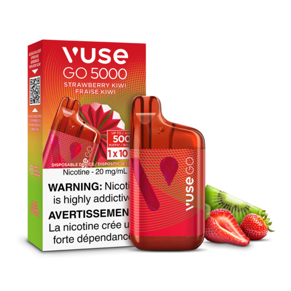 F1-SensoryVisual-5K-StrawberryKiwi_pack_65e54878-a9fd-4ed4-be3a-f058e84417fc.png Strawberry Kiwi Vuse GO 5000 - Disposable Vape