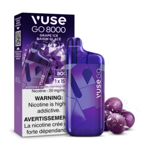 F1-SensoryVisual-8K-GrapeIce-pack_d3bf8f6f-5461-4e02-bc67-50a4fdc5f034.png Grape Ice Vuse GO 8000 - Disposable Vape