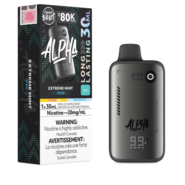 FlavorBeast_Alpha-FEB2026-Device_SP-EXS-ExtremeMintIced.png Extreme Mint Iced Flavour Beast Alpha - Disposable Vape 80K