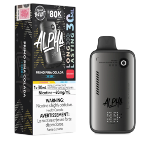 FlavorBeast_Alpha-FEB2026-Device_SP-EXS-PrimoPinaColadaIced.png Primo Pina Colada Iced Flavour Beast Alpha - Disposable Vape 80K