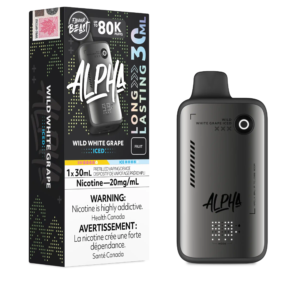 FlavorBeast_Alpha-FEB2026-Device_SP-EXS-WildWhiteGrapeIced.png Wild White Grape Iced Flavour Beast Alpha - Disposable Vape 80K