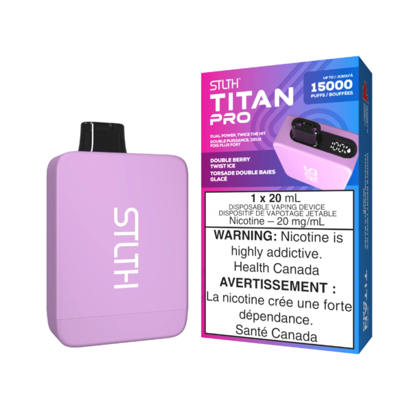 STLTHTITANPRO-DOUBLEBERRYTWISTICE.png Double Berry Twist Ice Stlth Titan Pro - Disposable 15K