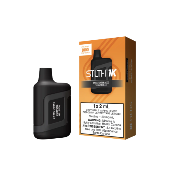 STLTH_1K_-_DEVICE_KIT_PACKAGE_-_ROASTED_TOBACCO_-_20_MG.png STLTH 1K - Disposable Vape