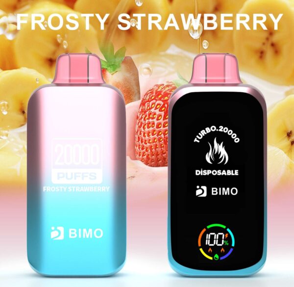 Bimo vape Turbo 20000 Puffs Frosty Strawberry